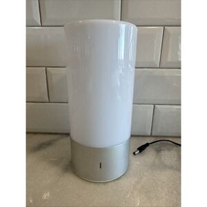 Albrillo White Portable Lighting Touch Sensor Color Changing Table Lamp